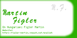 martin figler business card